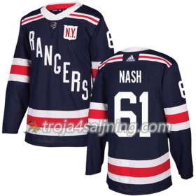 New York Rangers tröja Rick Nash 61 Adidas 2017-2018 Marinblå 2018 Winter Classic Authentic - NHL Tröjor Herr
